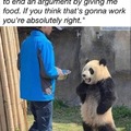 Haha this panda looks like a certain big belly uncle XD