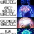 studying for exams be like