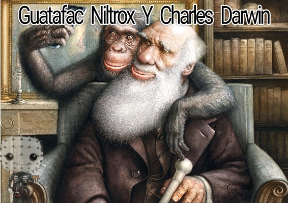 Guatafac niltroz y Charles Darwin son Amigos - meme