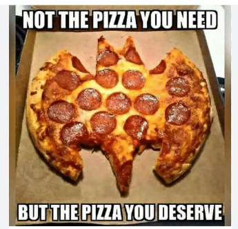 Batman pizza - meme