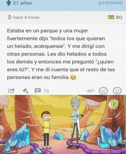 solo quería un helado - meme