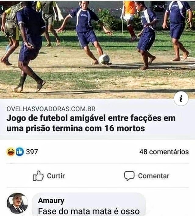 Fase do mata mata - meme