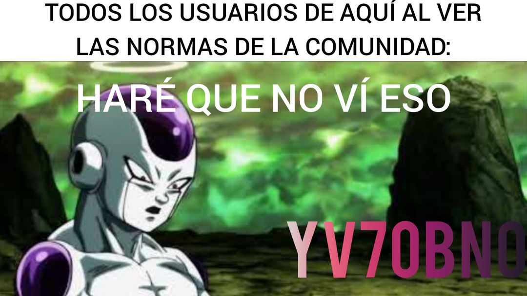 Normas de la comunidad - meme