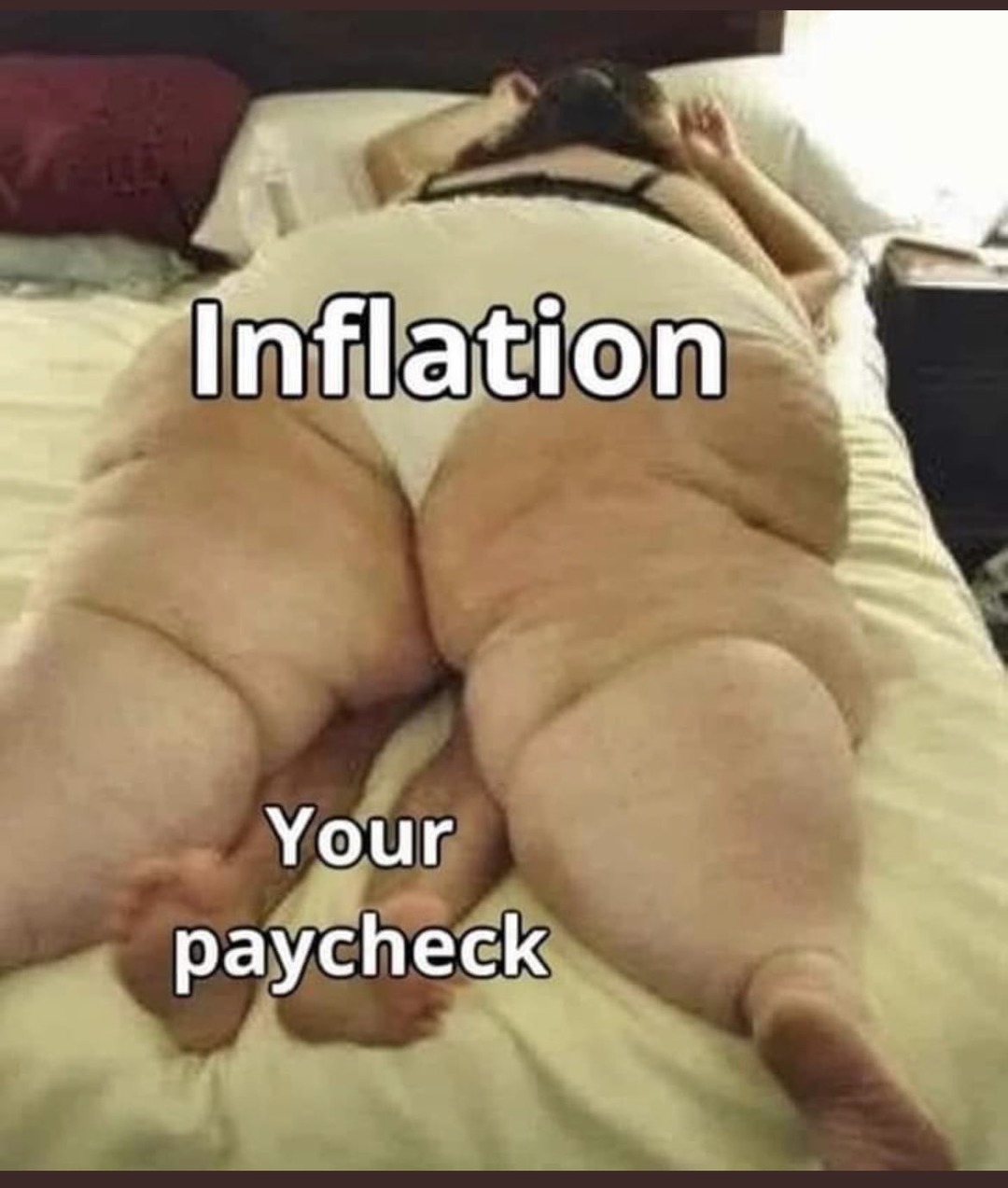 Inflation and Your Paycheck - meme