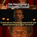 Diehard is not a christmas movie