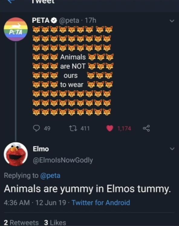 elmo speaks the truth - meme