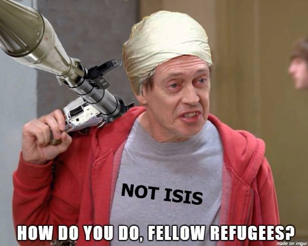 dongs in a refugee - meme
