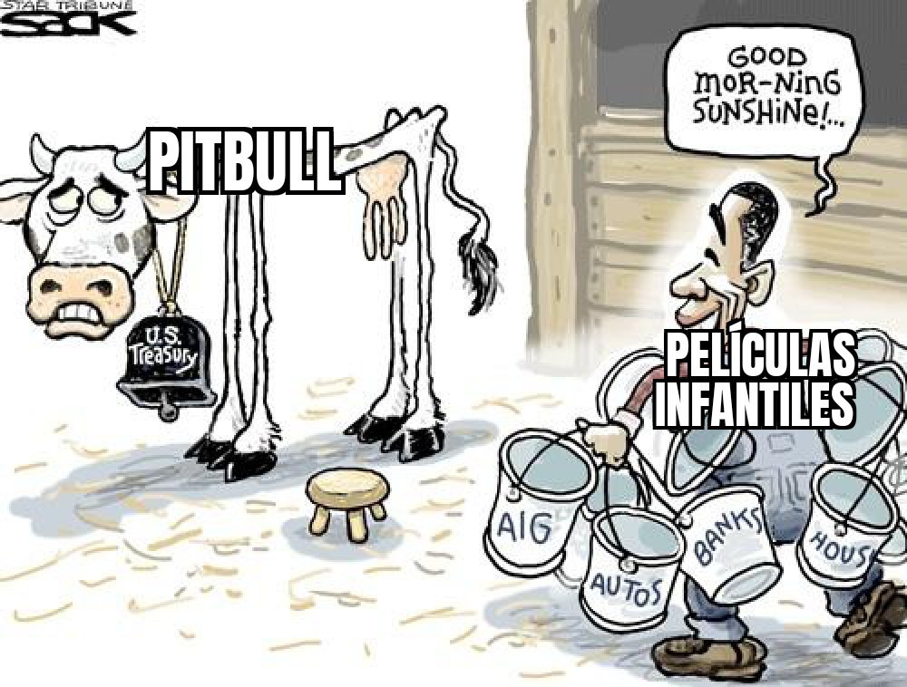 Pobre Pitbull Lo Sobreexplotan Demasiado - meme