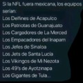 Si la NFL fuera en de México