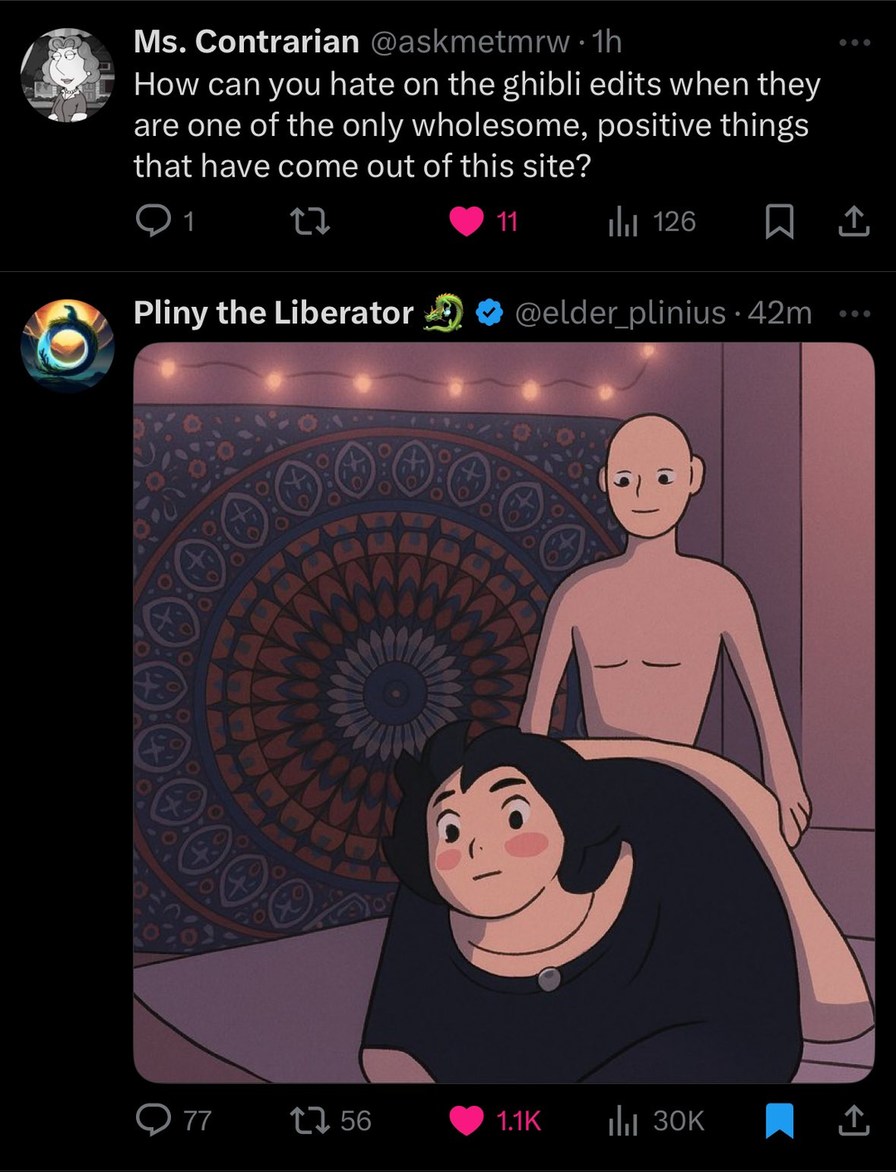 Wojak with fat girl ghibli edition - meme