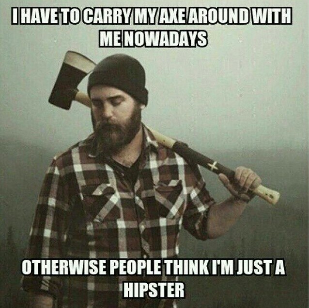 Hipsters are so 2015 - meme
