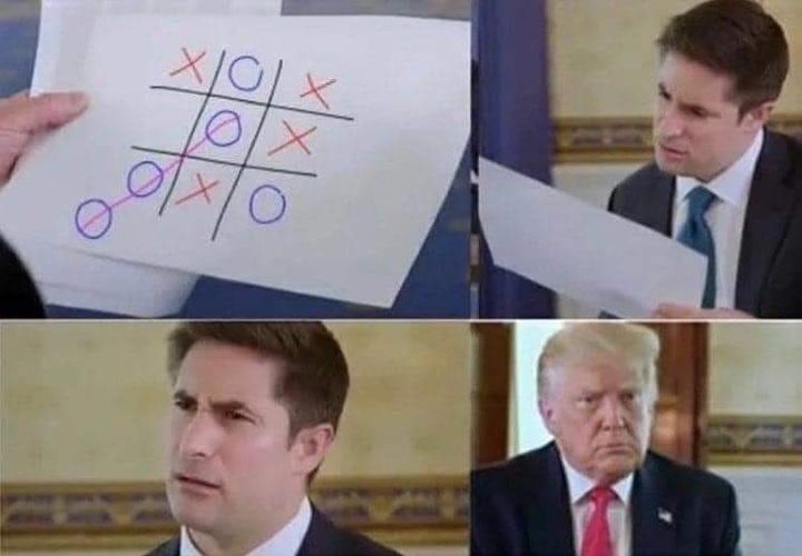 Tic tac toe - meme