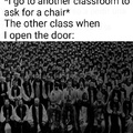 Can I please grab a chair?