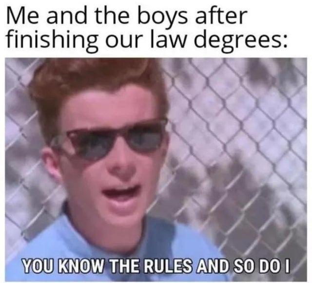 law degree - meme