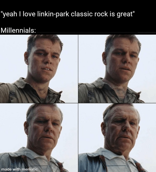Linkin park classic rock - meme