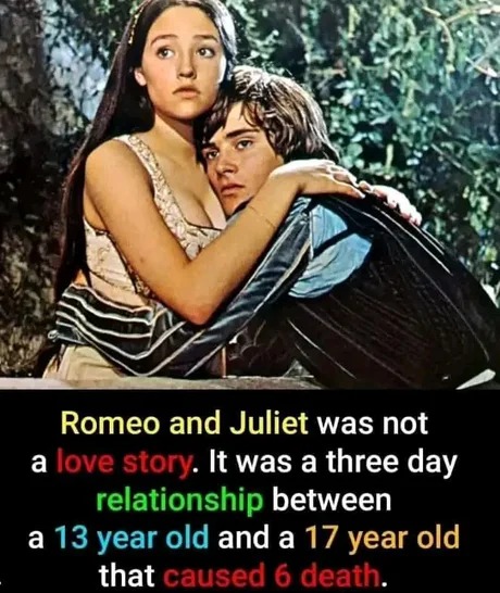 Romeo and Juliet story - meme
