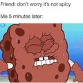 Spicy food issues