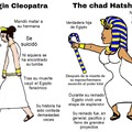Contexto: Hatshepsut fue una reina de Egipto que gobernó como faraona tras la muerte de su esposo