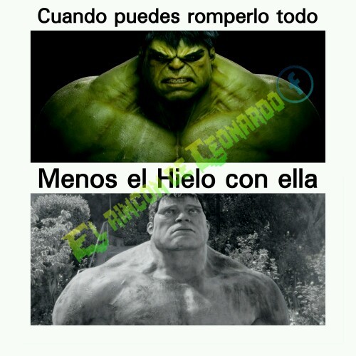 pobre hulk :,'v - meme