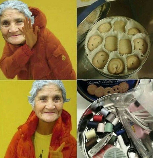 Tipico de las abuelas - meme