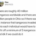 The great kangaroo invasion of 69