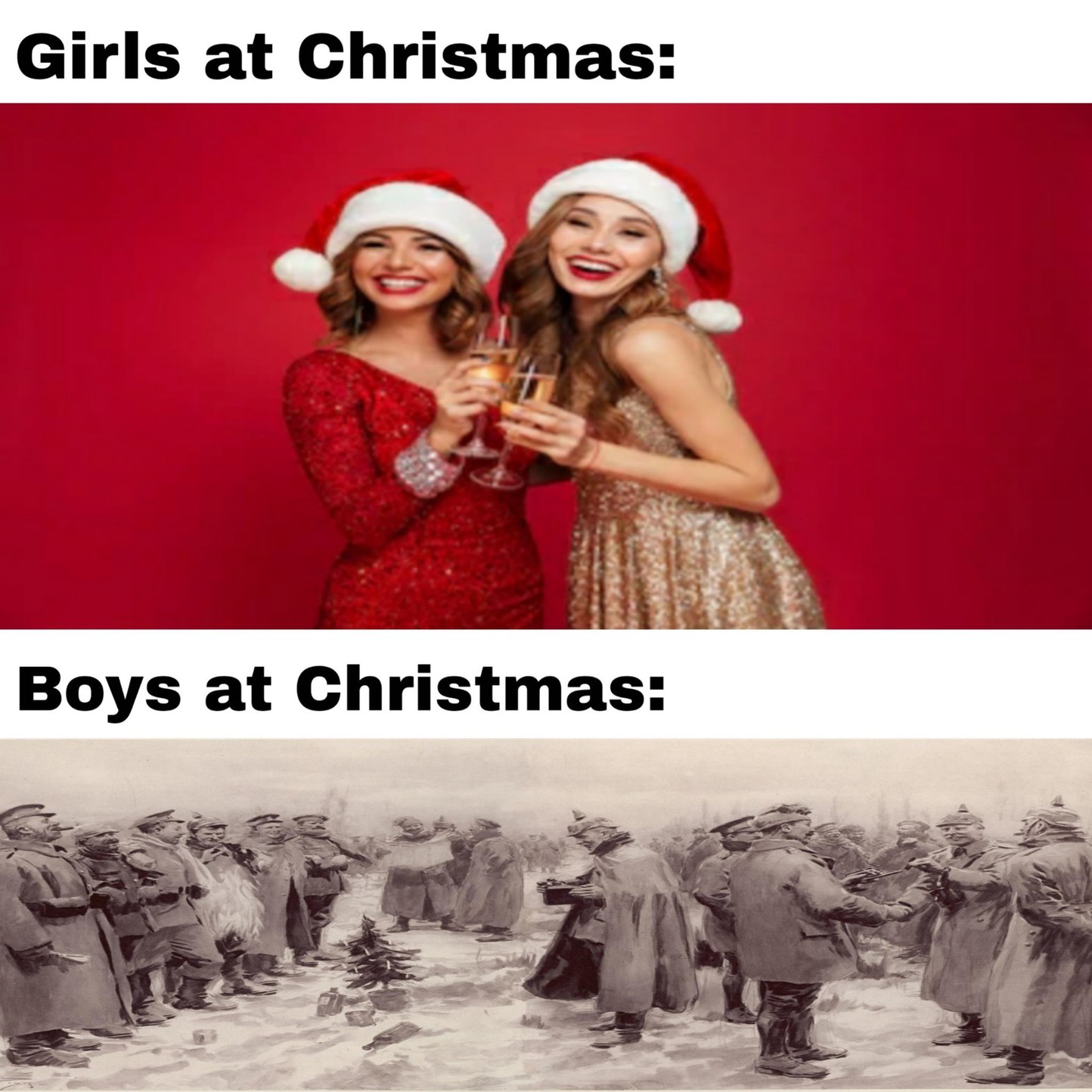 Christmas truce :) - meme