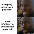 company gives you a pay raise