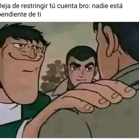 Meme de restringir la cuenta