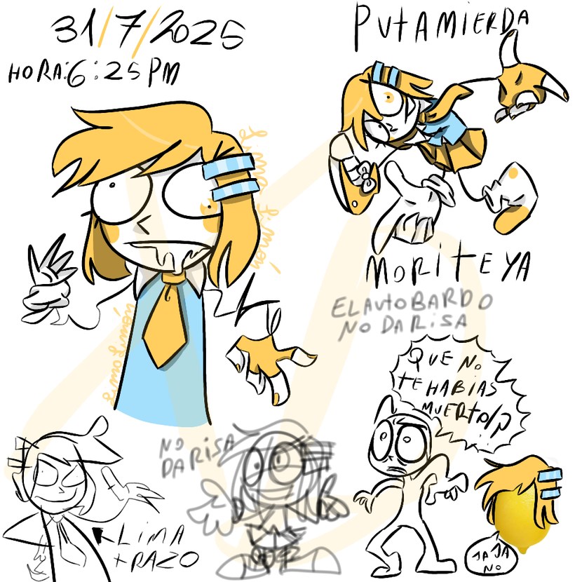 No sé,dibujos que hice en mi tiempo libre(esto no es devianart ya lo sé) - meme