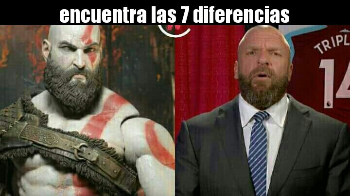 Triple h es kratos - meme
