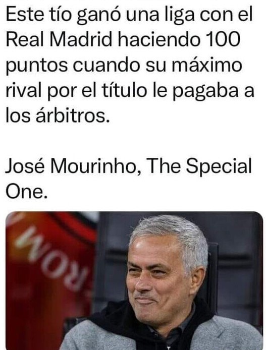 Mourinho en el Real Madrid - meme