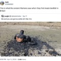 Two guys mud boxing meme