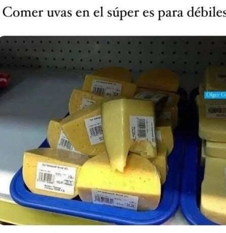Un bocado al queso pa probarlo - meme