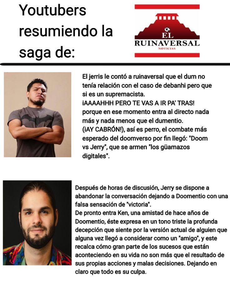 El Ruinaversal es el menos peor XD pero no porque no sea otro imbécil, si no porque abandono esa pocilga del doomverse :yaoming; - meme
