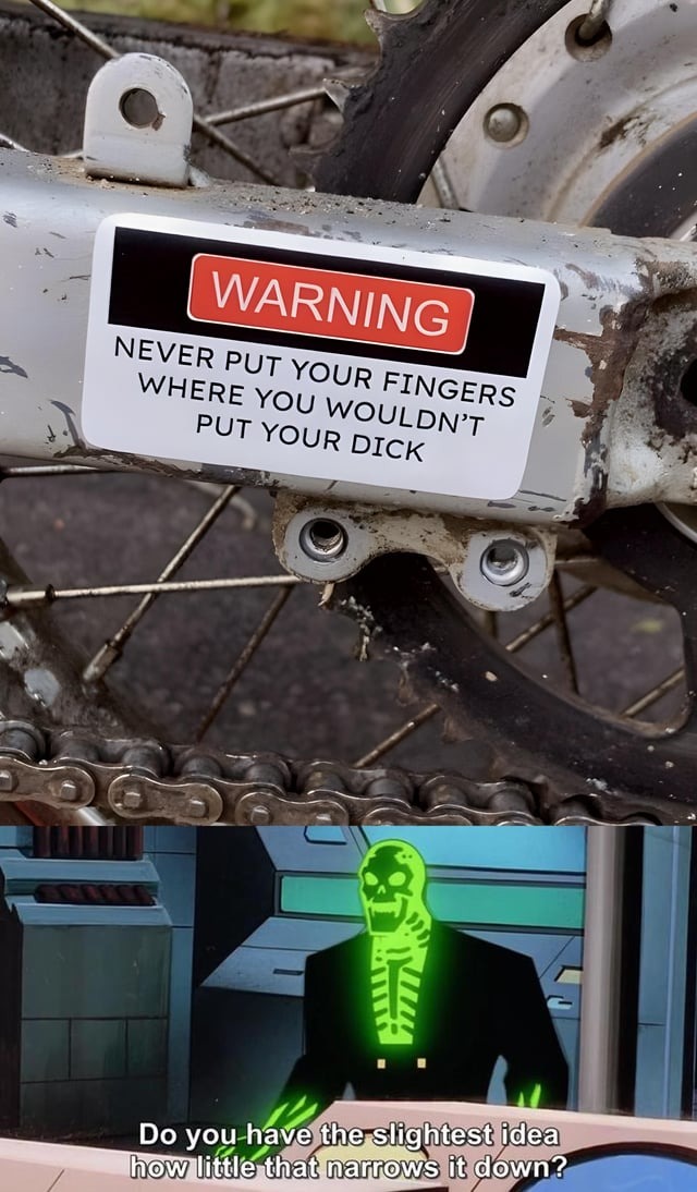 Warning - meme