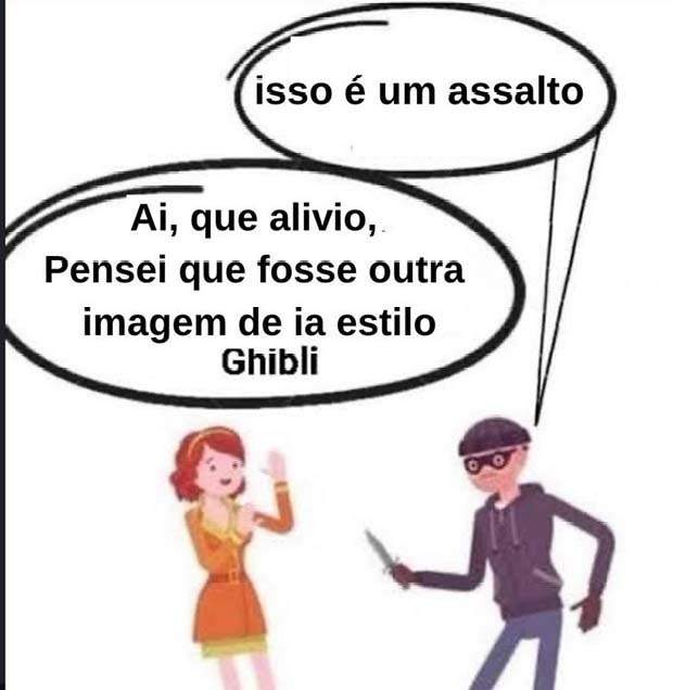 Imagem de IA - meme