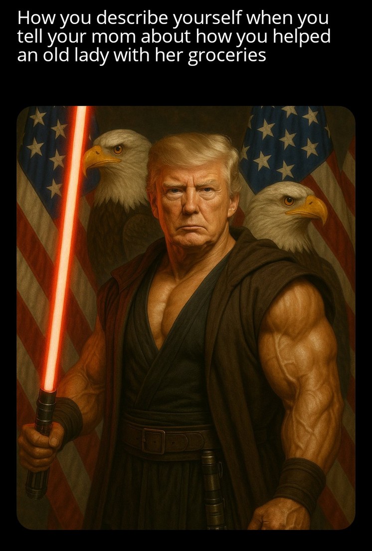 The force is strong - meme
