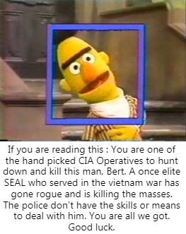Jesus Christ, that's Bert! - meme