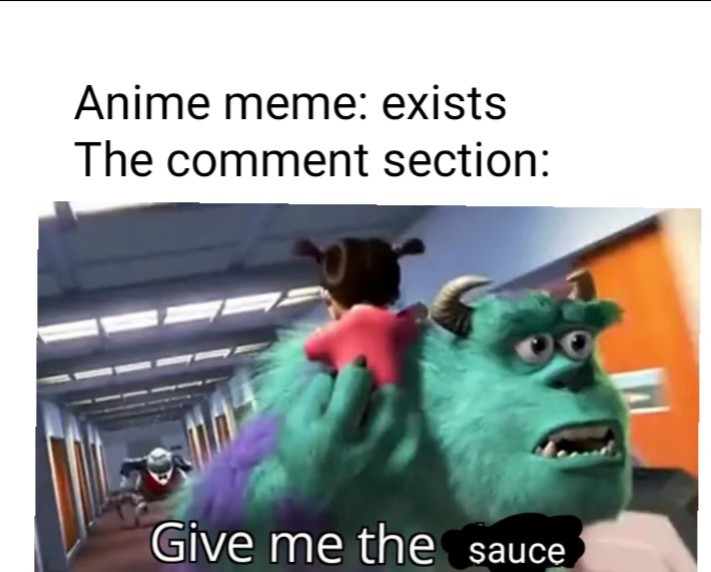Give me the sauce - meme