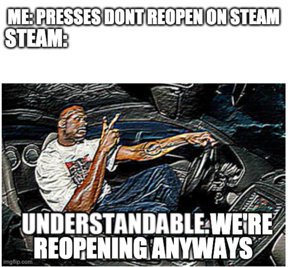 steam - meme