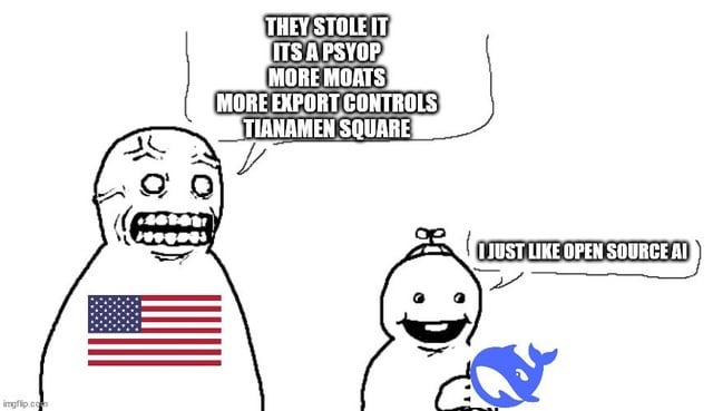 they copy OpenAi and made it opensource lol - meme