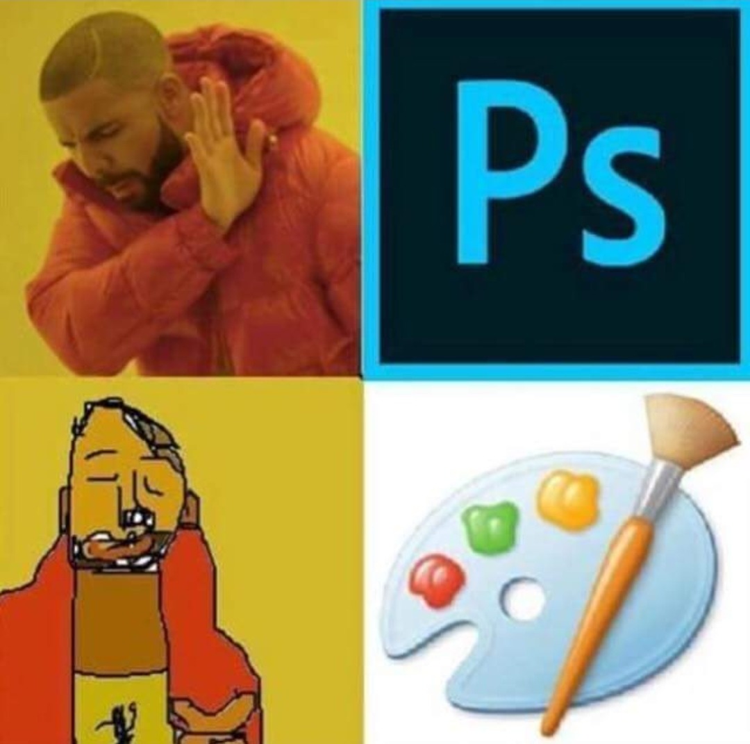 Yo uso IbisPaint X cuando estoy en el celu :V - meme