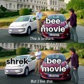 Shrek>Bee Movie