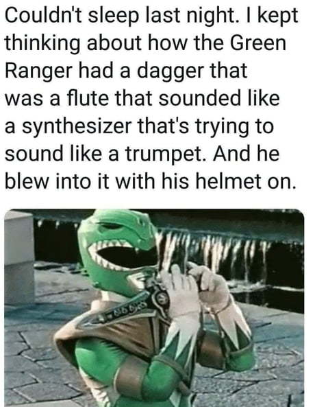 Green Ranger is pepe's dad - meme