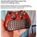 Xbox 360 keyboard