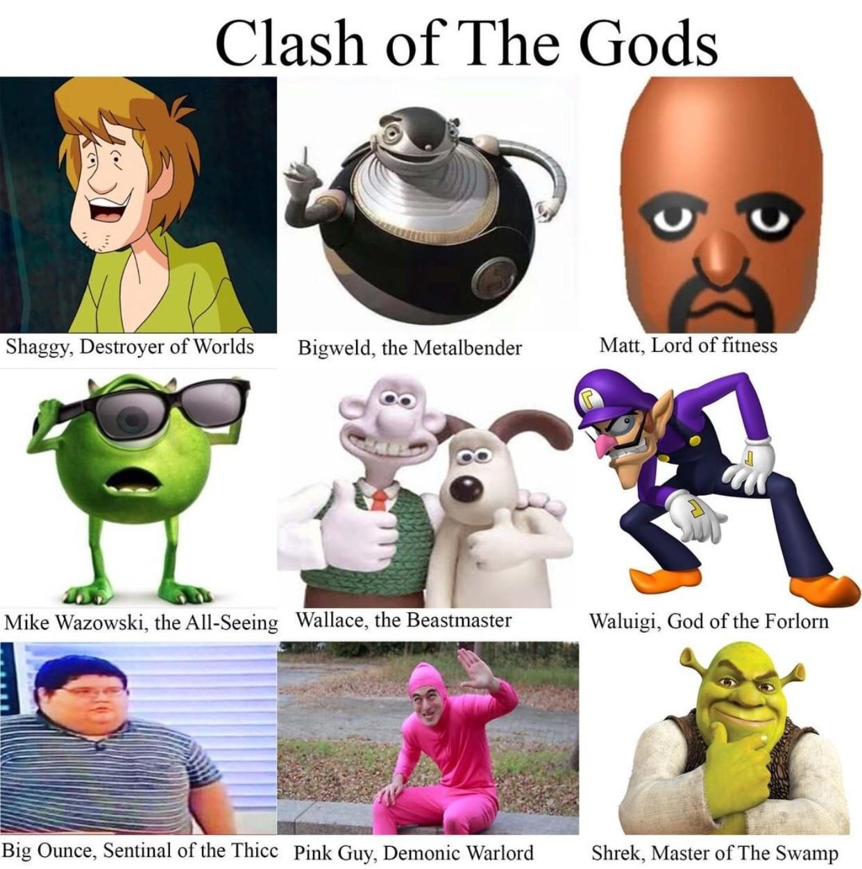the only real gods - meme