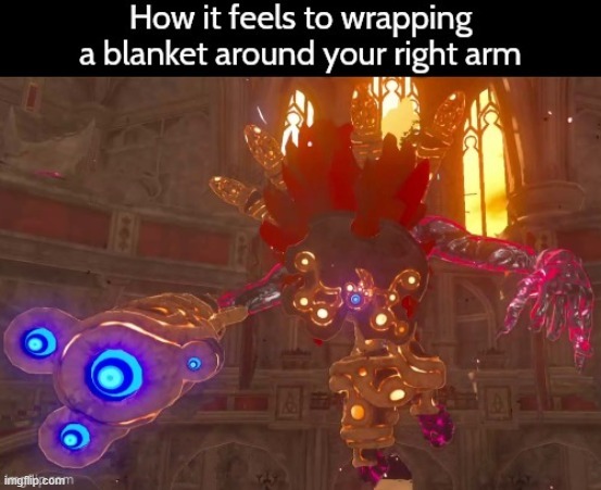 i feel like a windblight ganon! - meme