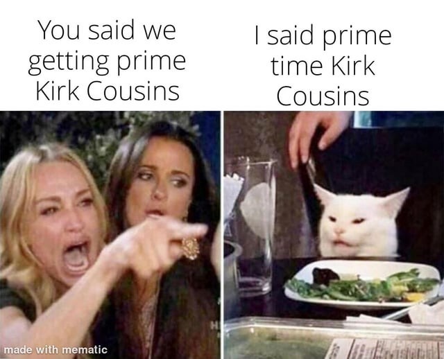 Kirk Cousins meme