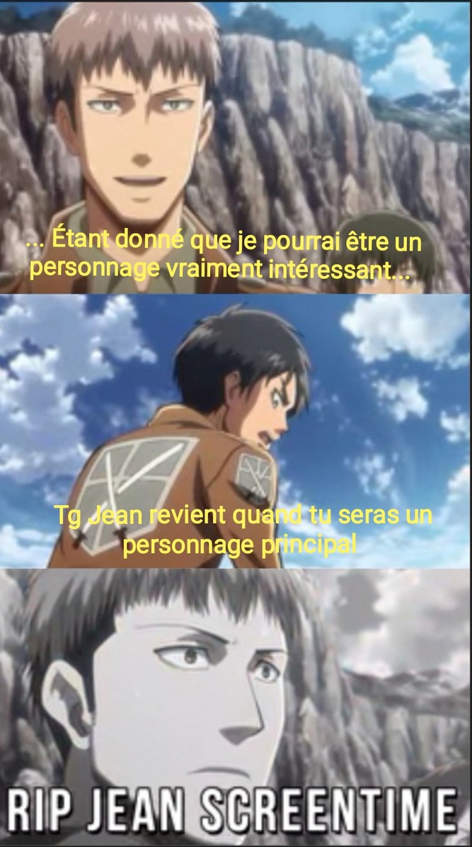 Les personnages sans Chara desing et personnages secondaires meurent alors - meme