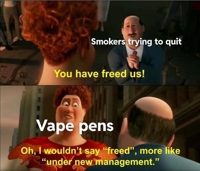 Smokers trying to quit meme